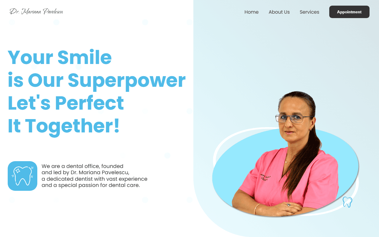 Dental Clinic, a booking-first site for a private clinic